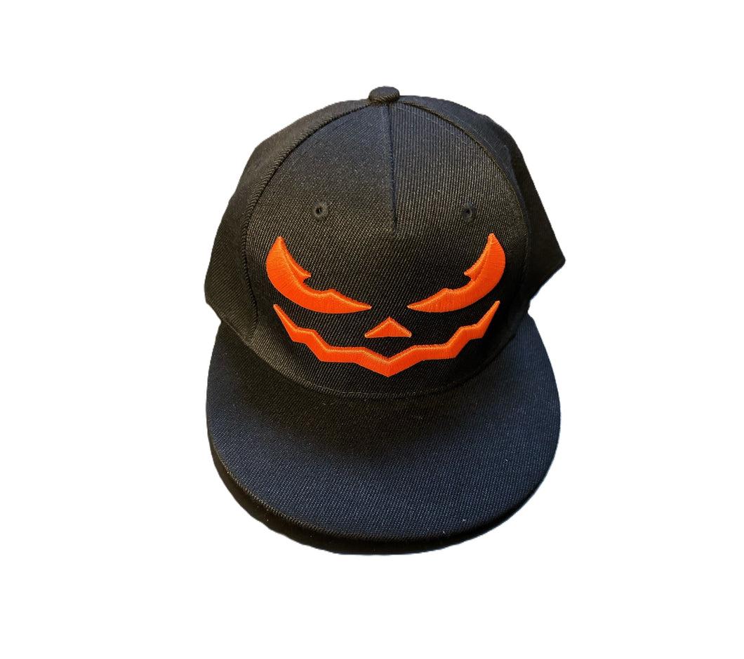 Pumpkin Face Baseball Hat