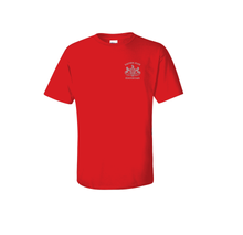 Load image into Gallery viewer, Red Radial Plan T-Shirt