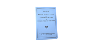 Corrections Officer's Manual