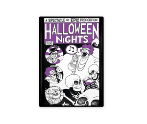 Halloween Nights Comic Book Magnet